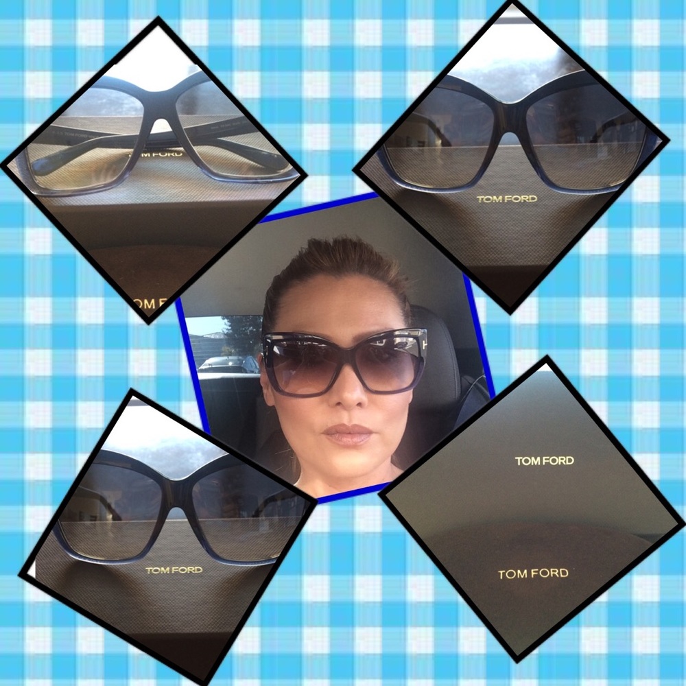 Tom Ford sunnies in blue and it is authentic